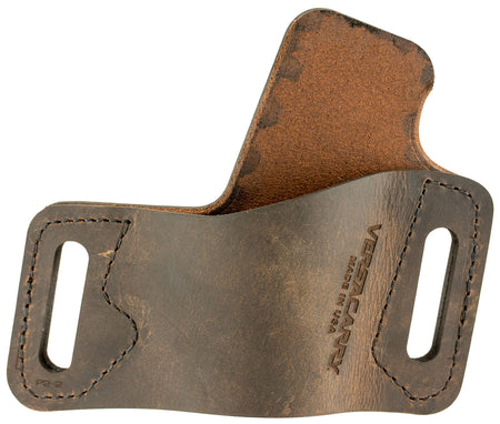 Versacarry WBOWB22 OWB Distressed Brown Leather Holster Browning Hi-Power Right-Hand Carry