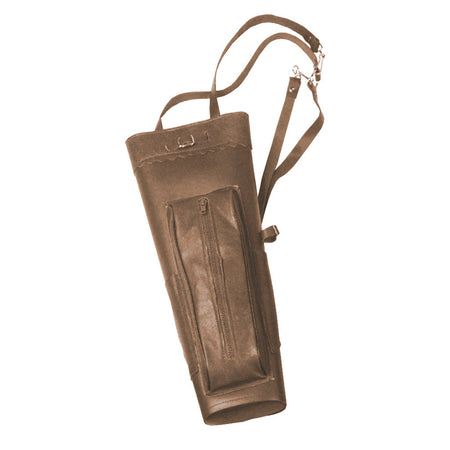 Wyandotte Large Leather Back Quiver with Zippered Pocket RH/LH