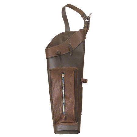 Wyandotte Brown Top Grain Leather Archery Back Quiver RH/LH