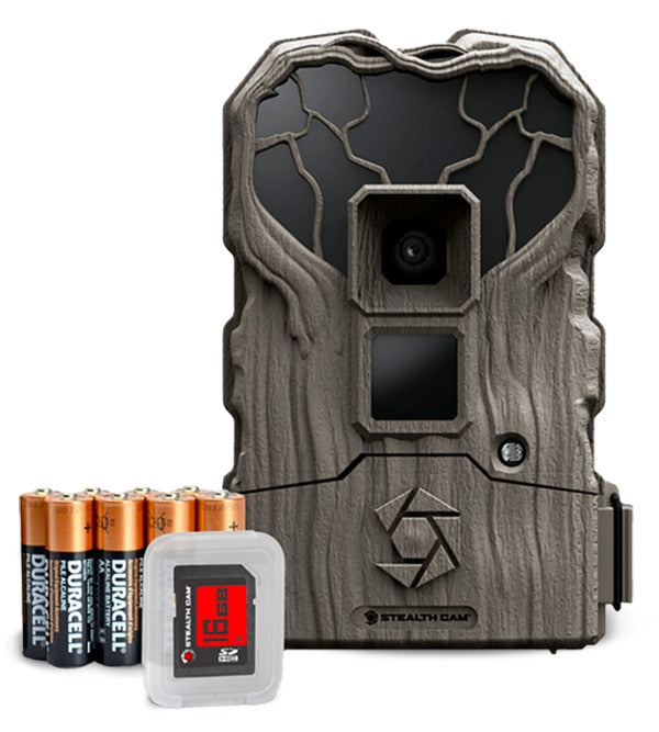 Stealth Cam QS24NGK No-Glo IR 12MP Burst Mode Game Camera Combo