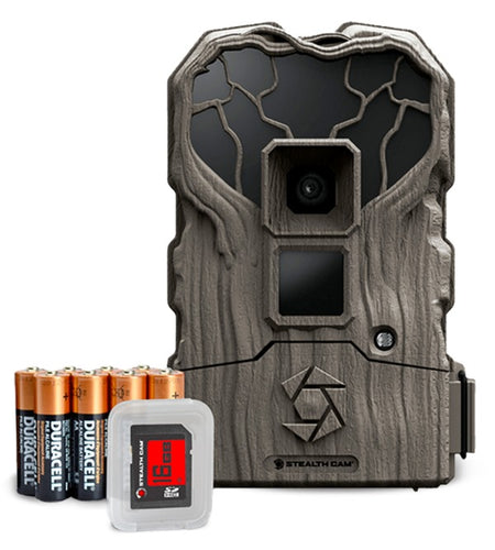 Stealth Cam QS24NGK No-Glo IR 12MP Burst Mode Game Camera Combo