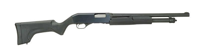 Stevens 19486 320 Security Full Size 12 Gauge Pump 3" 5+1 18.50" Matte Black Carbon Steel Barrel, Matte Black Aluminum Receiver, Fixed Matte Black Synthetic Stock, Ambidextrous