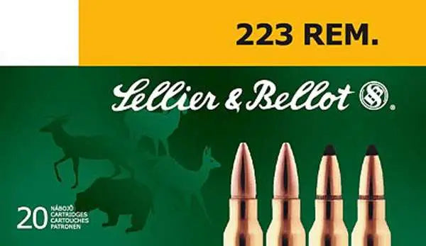 Sellier and Bellot Rifle .223 Remington 55 grain Soft Point ammunition