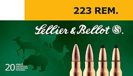 Sellier and Bellot Rifle .223 Remington 55 grain Soft Point ammunition