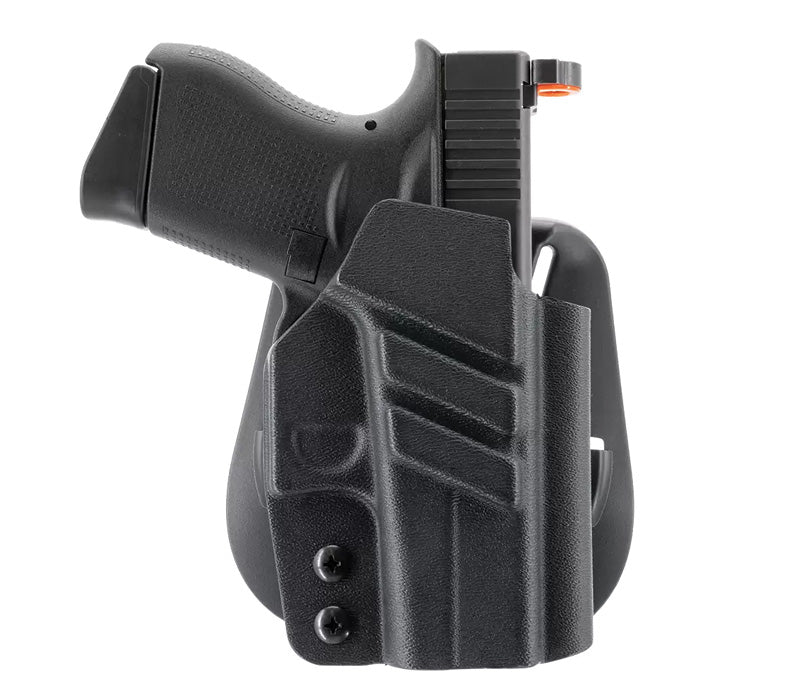1791 Gunleather Glock 43/43X OWB Kydex Paddle Holster Black Right-Hand