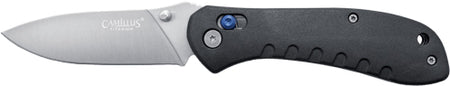 Camillus Rovax Folding Knife w/ Black Nylon Handle 3.25" Stainless Blade