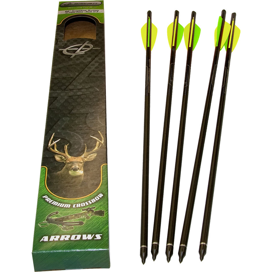 Barnett 22 in. Head Hunter Carbon Crossbow Bolts with Vanes 5 pk.