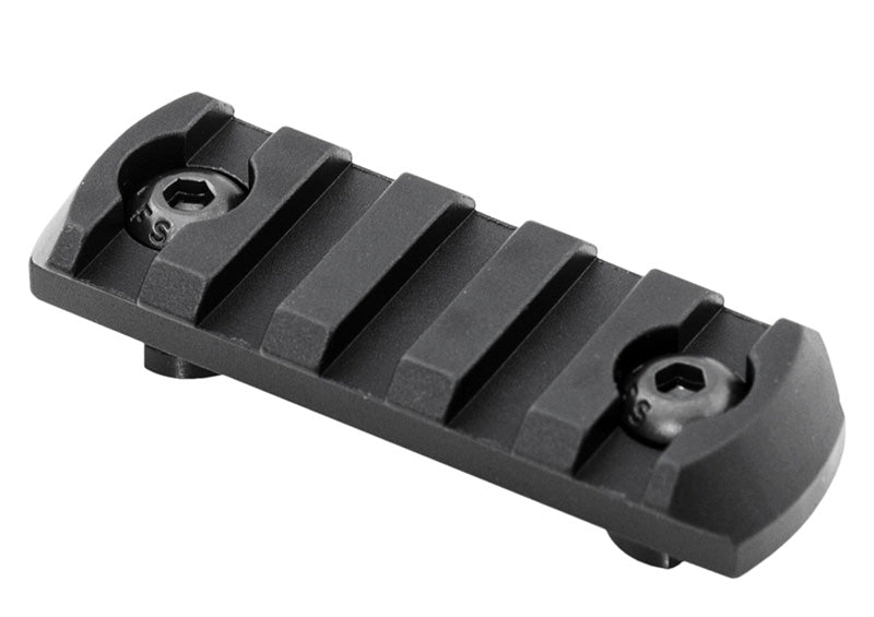MFT Tekko Metal M-LOK Picatinny 5 Slot 2-3/8 Inch Rail Section Black
