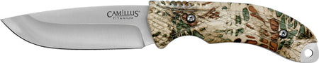 Camillus Mask Fixed Blade 4-Inch Drop Point Stainless Camo Knife