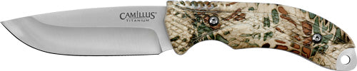 Camillus Mask Fixed Blade 4-Inch Drop Point Stainless Camo Knife