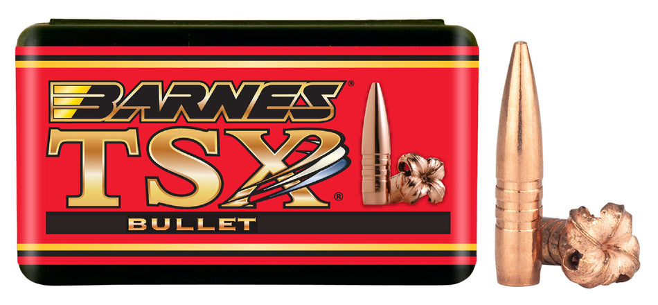 Barnes TSX 30 Caliber 168gr Boat Tail Bullets 50/Box