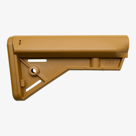 B5 Systems Bravo-C Mil-Spec AR Carbine Stock Coyote Brown - Cushioned Buttpad