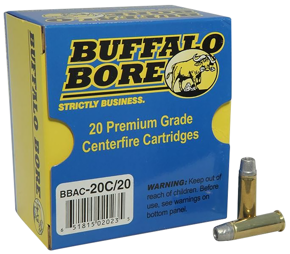 Buffalo Bore Ammunition 20C20 Standard Pressure Strictly Business 38 Special 158 gr Lead Semi-Wad Cutter Hollow Point 20 Per Box/ 12 Cs