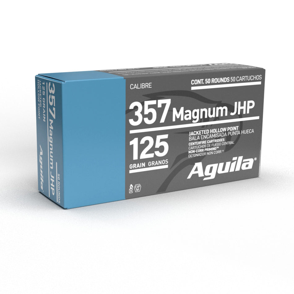 Aguila 357 Magnum 125gr Jacketed Hollow Point(JHP)