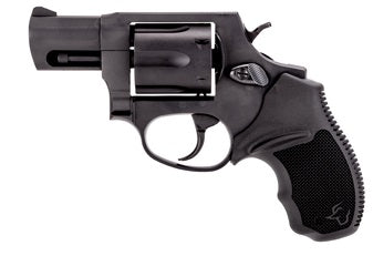 Taurus 2-85621UL 856 Ultra-Lite Small Frame 38 Special +P 6 Shot 2" Matte Black Carbon Steel Barrel & Cylinder, Matte Black Anodized Aluminum Frame, Black Finger Groove Rubber Grip
