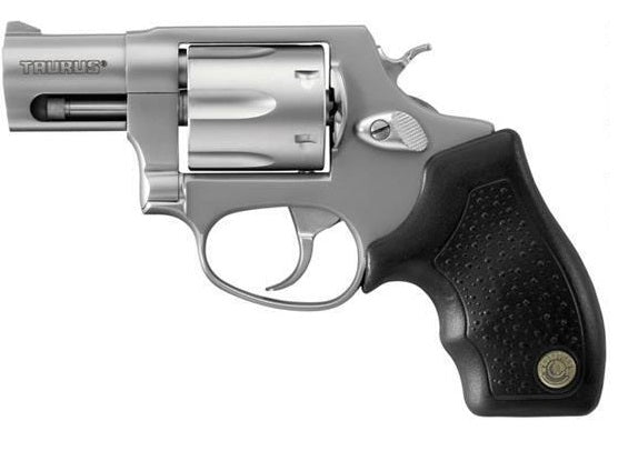Taurus 2-85629 856 *CA Compliant Small 38 Special +P 6 Shot 2" Matte Stainless Steel Barrel, Cylinder & Frame, Black Finger Grooved Rubber Grip, Transfer Bar Safety, Exposed Hammer