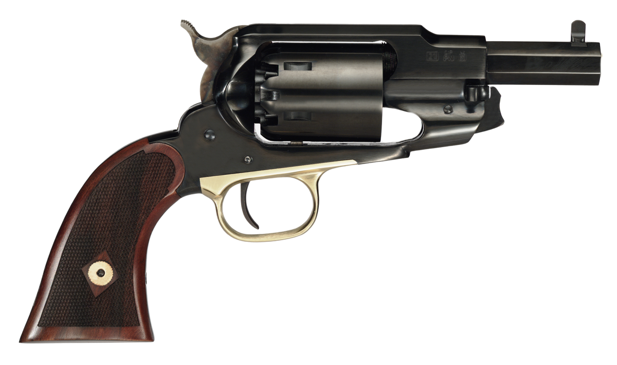 1858 ACE .44 Cal Blued 3" Barrel Checkered Walnut Grip Black Powder Revolver