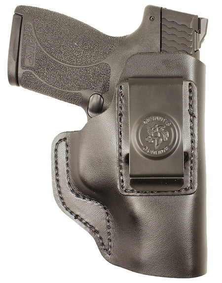 DeSantis Insider IWB Black Leather Spring Steel Clip Holster S&W M&P 45/Shield M2.0 9/40 Right Hand