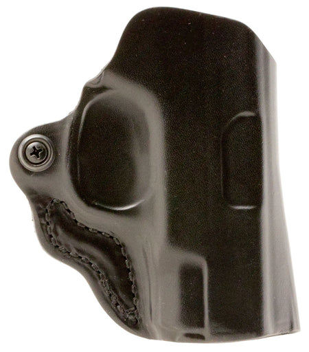 DeSantis Mini Scabbard Black Leather OWB Belt Slide Holster for Glock 43 Right Hand