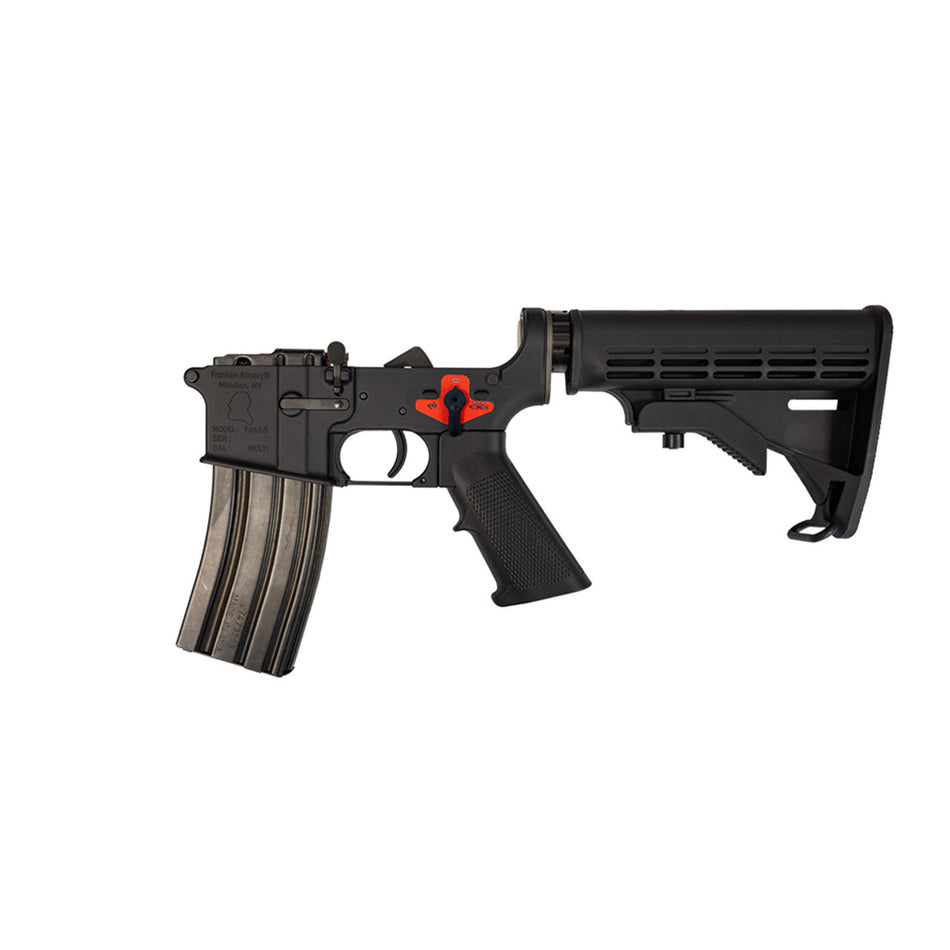 Franklin Armory 0020024BLK BFSIII Aluminum Black Hardcoat Anodize Black A2 Pistol Grip for M4