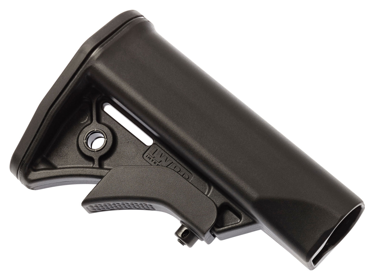 LWRC Compact Carbine Stock 2000124A01 Black Synthetic Adjustable for AR-15 M16 Mil-Spec