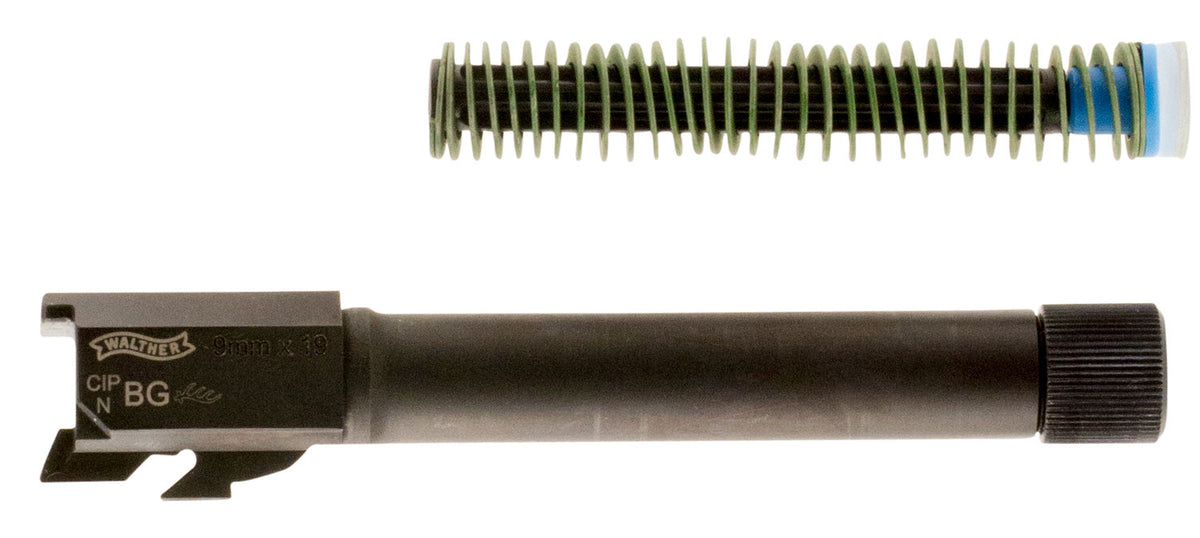 Walther PPQ 9mm Luger 4.60" Threaded Steel Replacement Barrel – Polygonal Rifled