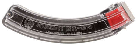 Ruger BX-25 25-Round .22 LR Clear Factory Magazine for 10/22 and SR Rifles (90591)