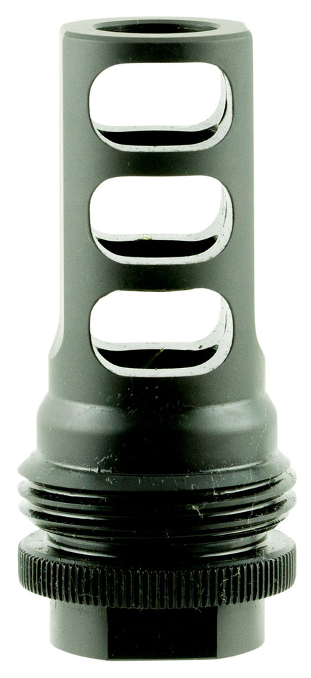 SilencerCo AC1557 5/8"-32 tpi 458 Cal ASR Muzzle Brake Black Steel