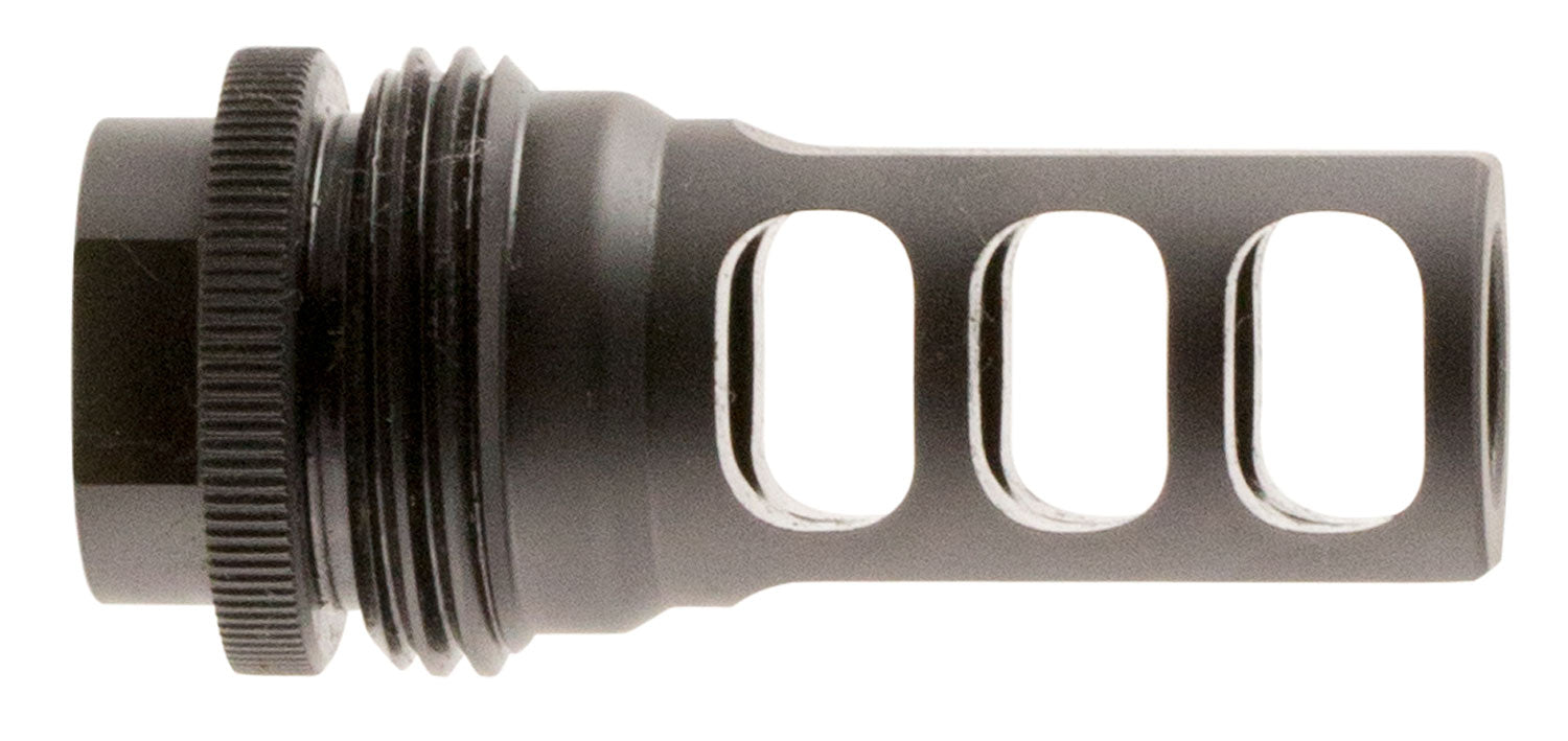 SilencerCo AC1733 5/8"-24 tpi 458 Cal ASR Muzzle Brake Black Steel