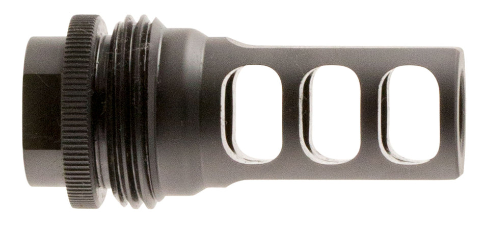SilencerCo AC1733 5/8"-24 tpi 458 Cal ASR Muzzle Brake Black Steel