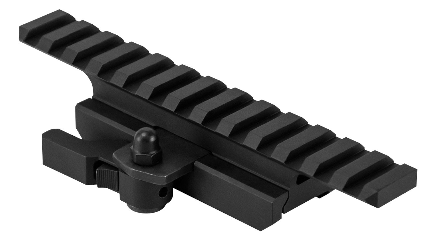 NcStar MARFQV2 Gen2 Locking Quick Release AR15 Picatinny Rail Riser Mount Black