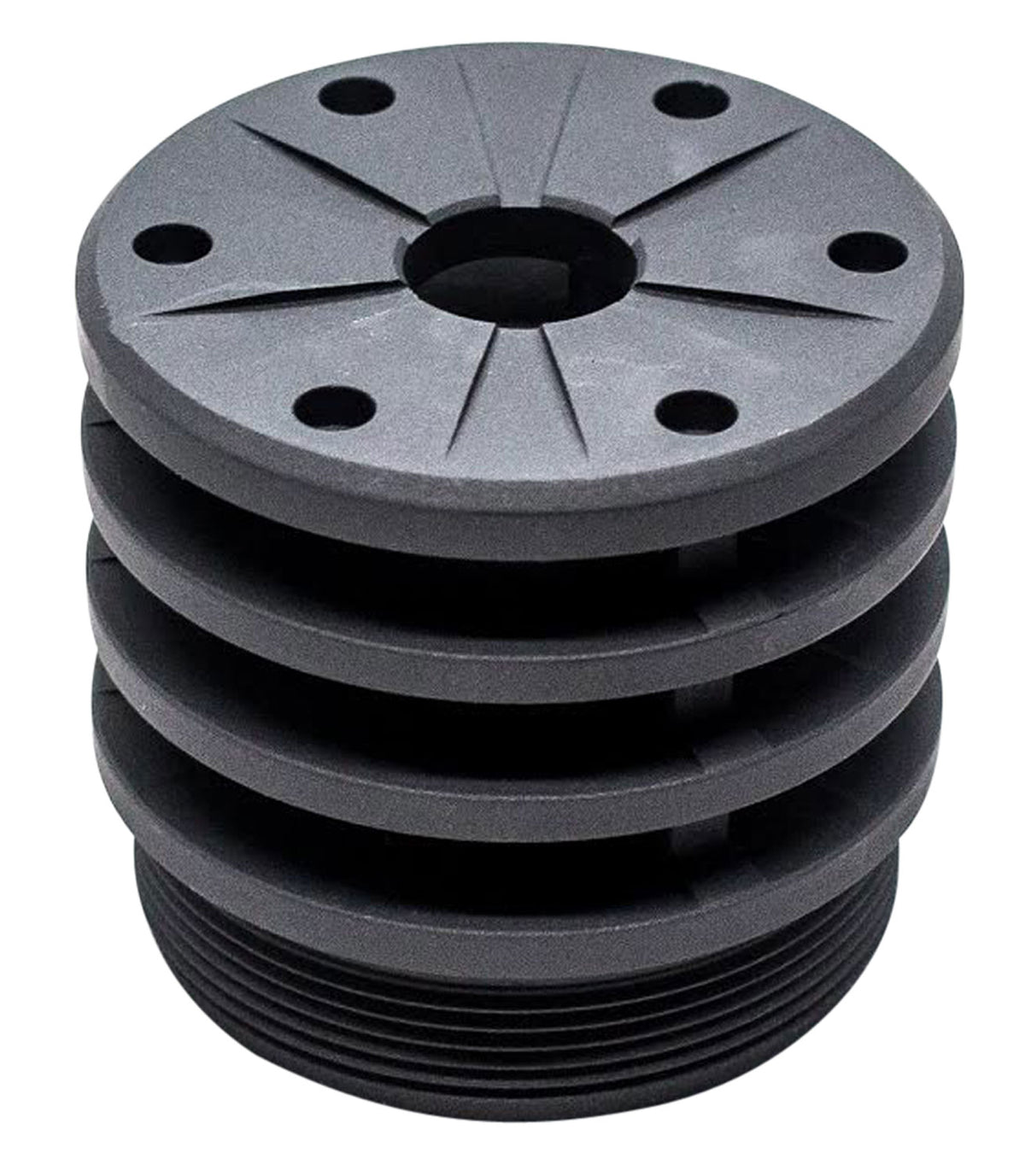SilencerCo Bravo Anchor Brake 30 Cal AC2022 Black 7075-T6 Aluminum Suppressor