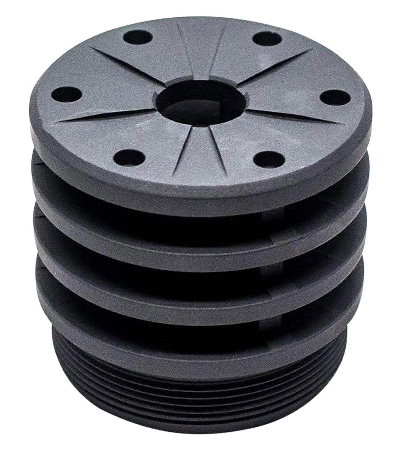 SilencerCo Bravo Anchor Brake 30 Cal AC2022 Black 7075-T6 Aluminum Suppressor