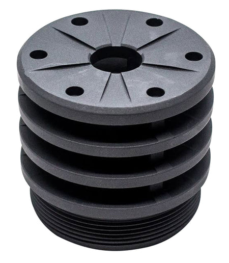 SilencerCo Bravo Anchor Brake 30 Cal AC2022 Black 7075-T6 Aluminum Suppressor