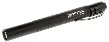 Nightstick MT100 Mini-TAC 2-AAA Flashlight 130 Lumens Black Anodized Aluminum