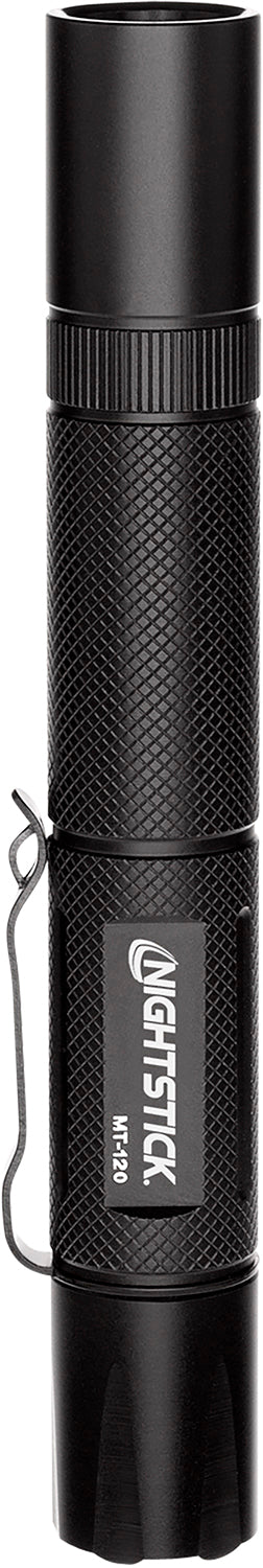 Nightstick MT120 Mini-TAC Dual AA Flashlight 200 Lumens Black Anodized Finish