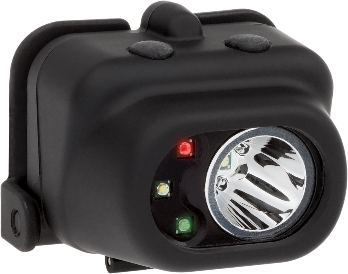 Nightstick NSP4610B Headlamp 110/135/210 Lumens Green Red White LED Black 3-AAA