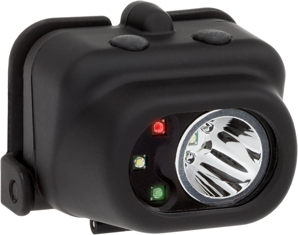 Nightstick NSP4610B Headlamp 110/135/210 Lumens Green Red White LED Black 3-AAA