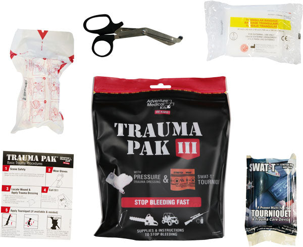 ARB Trauma Pak III Emergency Kit - Dressing & SWAT Tourniquet Included
