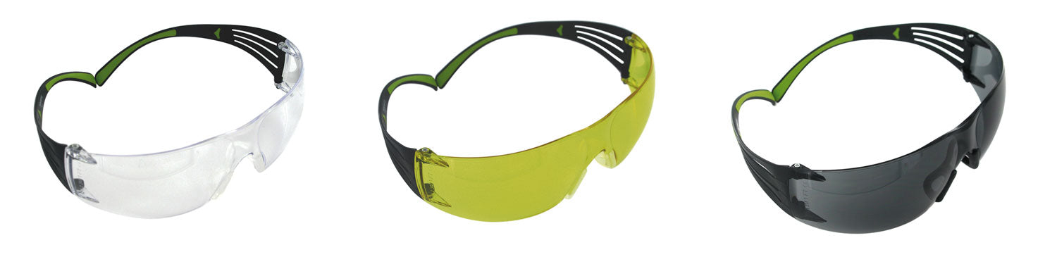 3M Peltor SecureFit 400 Adult Wraparound Shooting Safety Glasses 3-Pack