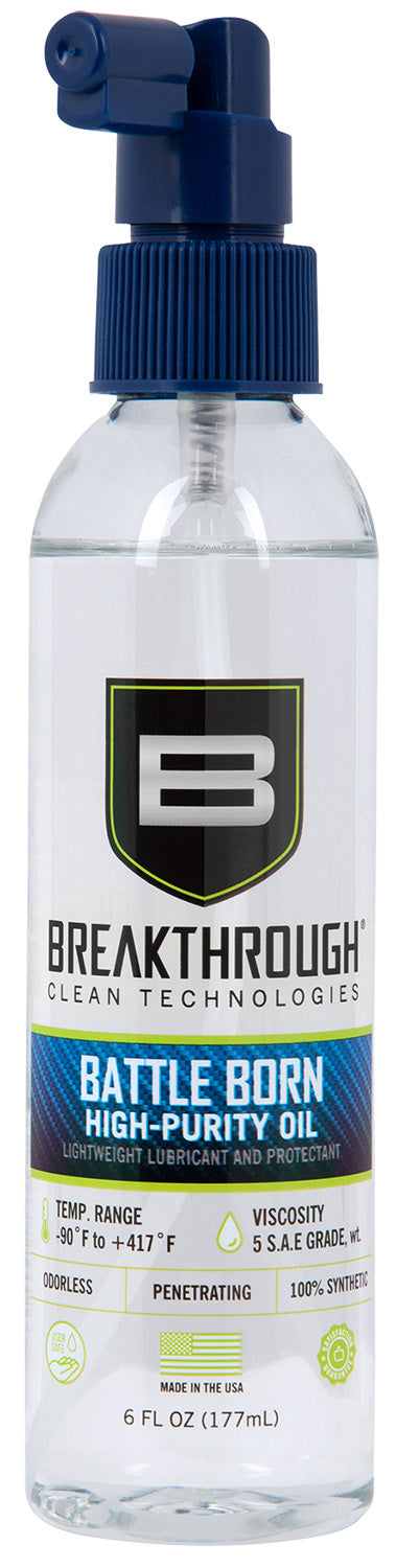 Breakthrough Clean Battle Born High-Purity Oil Synthetic Lubricant 6 oz Spray