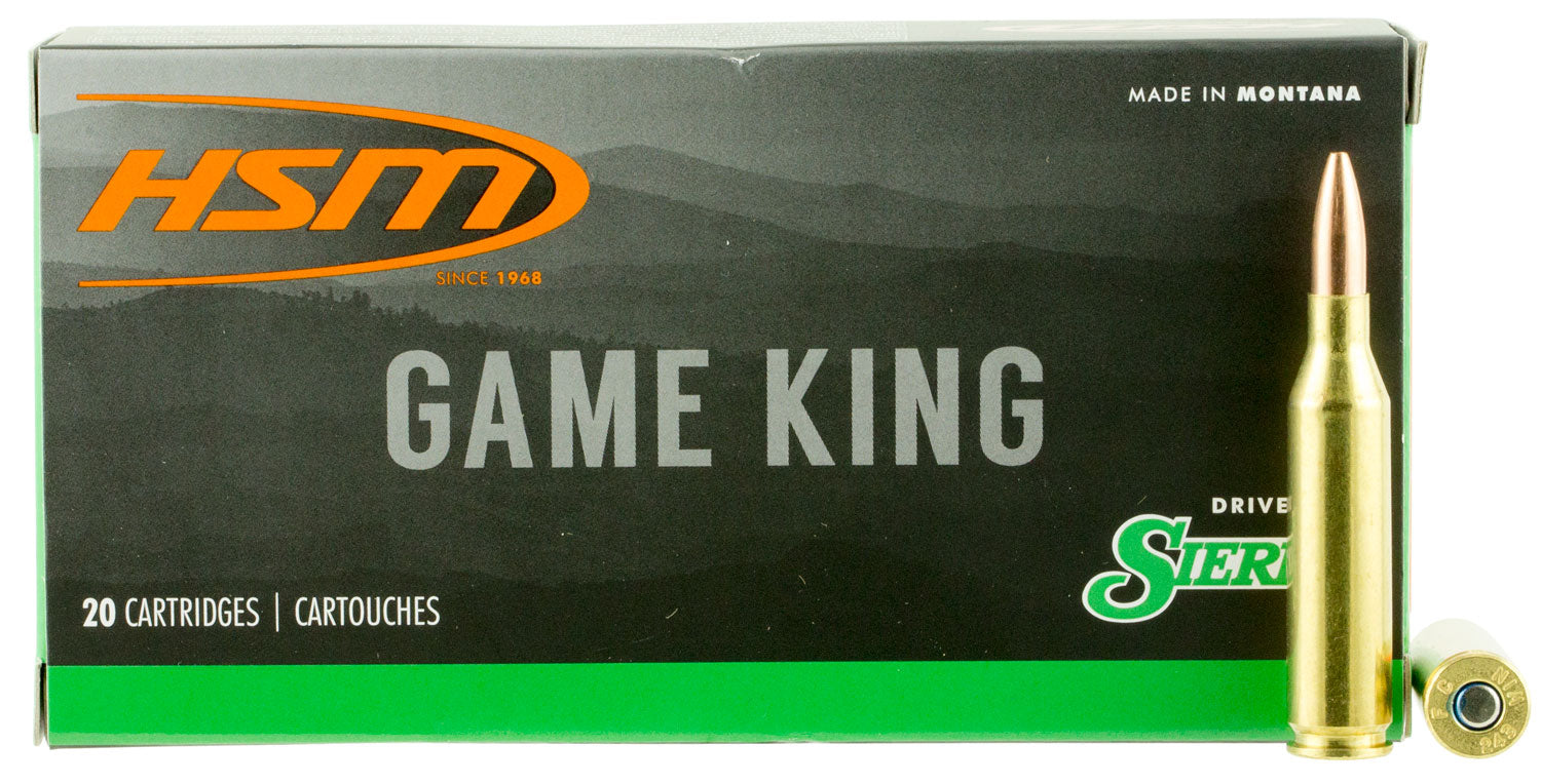 HSM Sierra GameKing Spitzer Boat Tail 85 Grain .243 Winchester 3000 fps