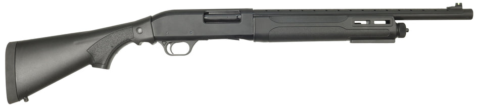 Tokarev USA 21000431 TSA 12 Gauge Semi-Auto 3" 4+1 18.50" Black Heat Shield Barrel, Black Aluminum Drilled & Tapped Receiver, Fixed Black Synthetic Stock