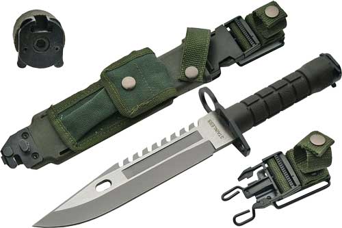 Rite Edge M-9 Commando 7.75" Fixed Blade Knife with Sheath