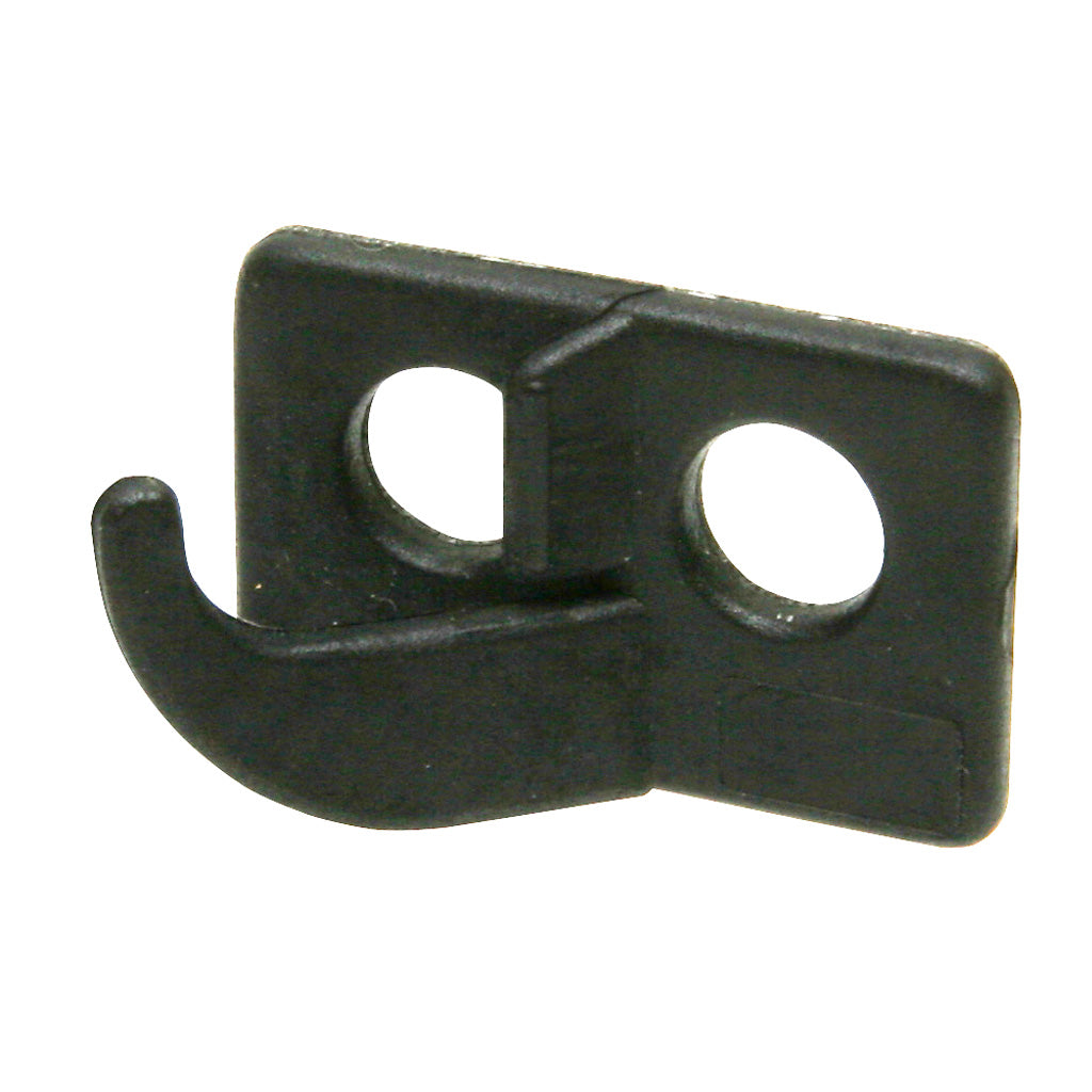 October Mountain 2 Hole Rest Right Hand Black Adhesive Backed