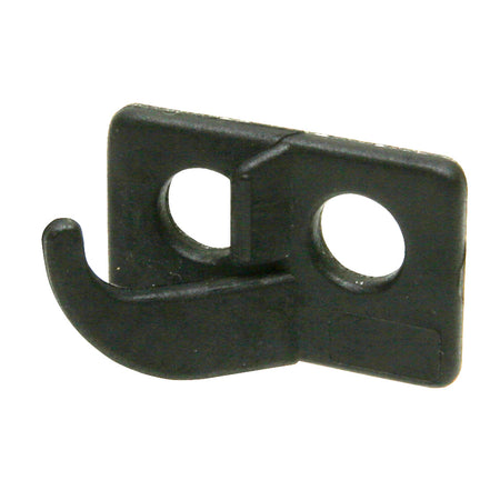 October Mountain 2 Hole Rest Right Hand Black Adhesive Backed