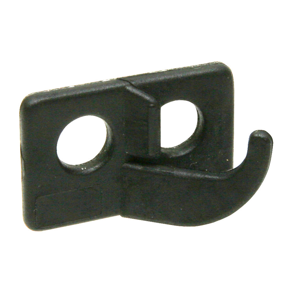 October Mountain 2 Hole Rest Left Hand Black Adhesive Backed