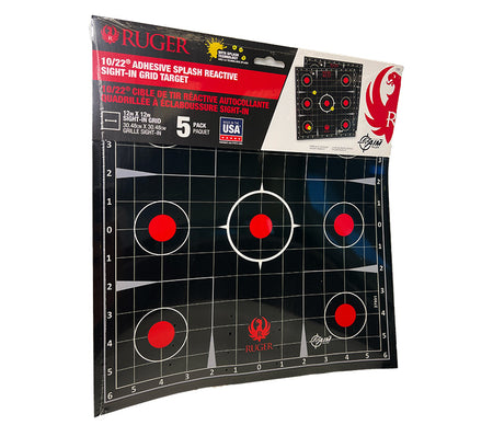 Allen Company Ruger Splash Adhesive Target Kit for 10/22 5pk 12.5"