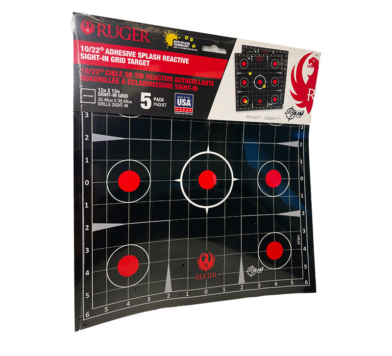 Allen Company Ruger Splash Adhesive Target Kit for 10/22 5pk 12.5"