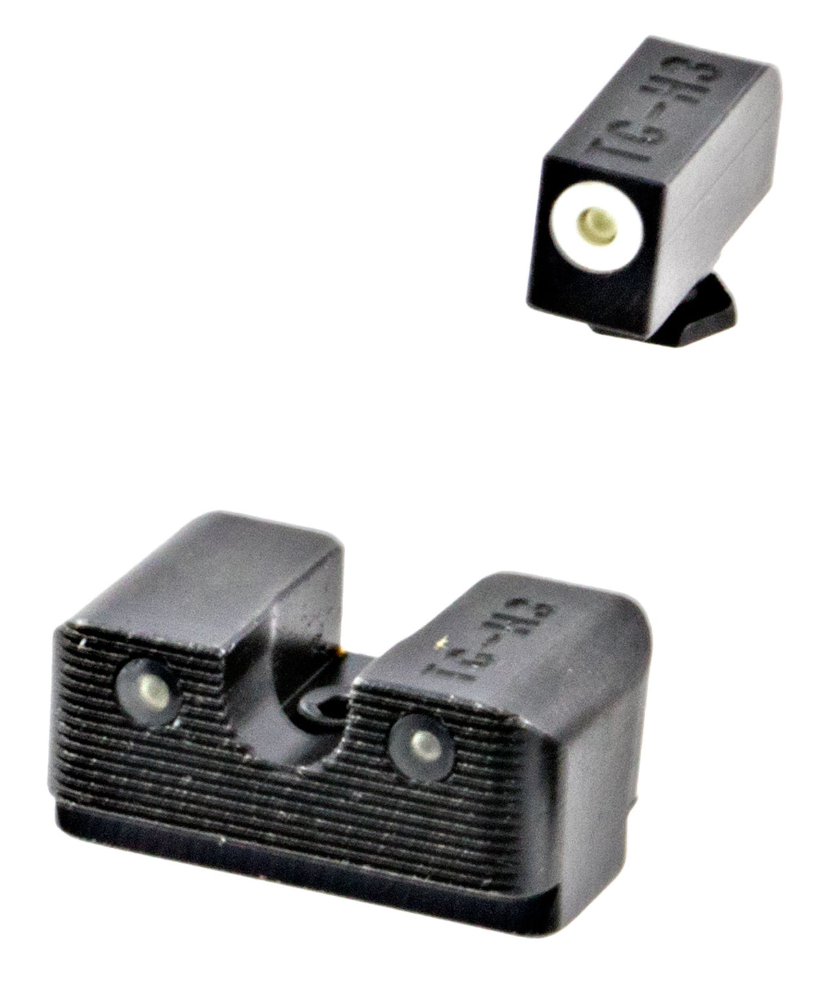 TruGlo TG231G2W Tritium Pro High Front Post/Rear Dovetail Night Sight Set for Glock
